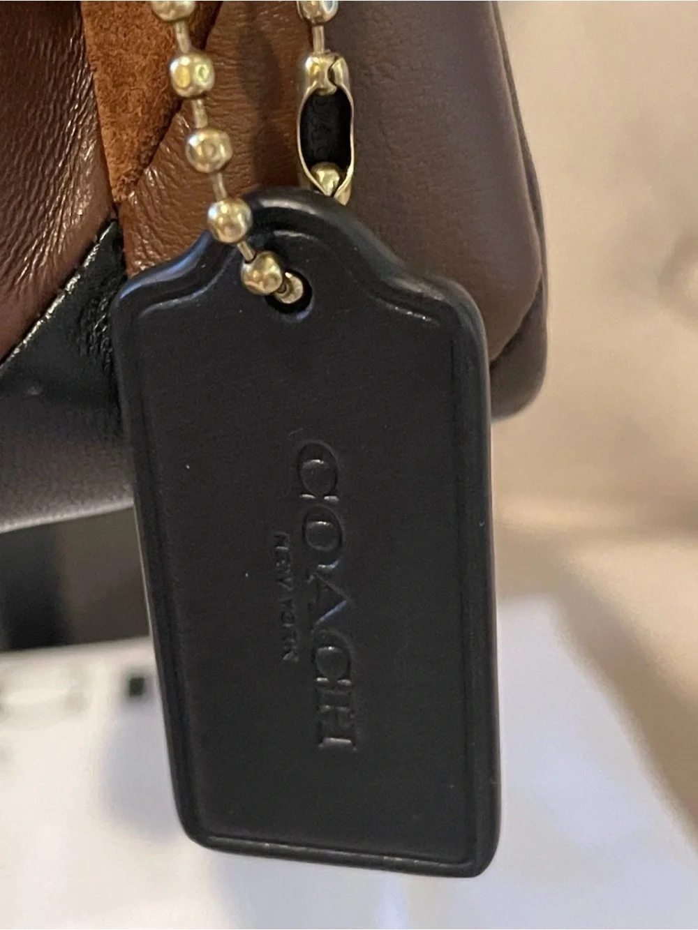 Coach  Genuine Leather & Suede Patchwork Tabby 20  NWT Timeless 🎁
